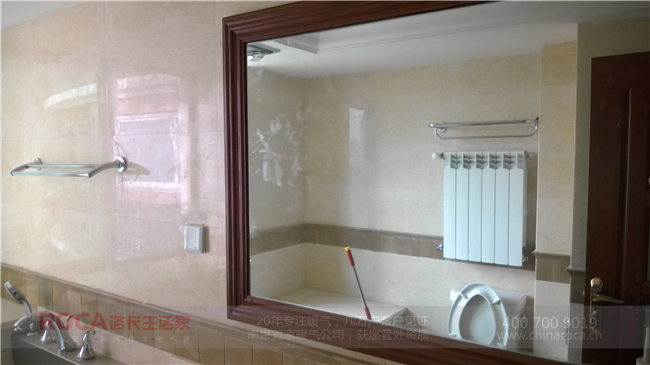 典雅居暖氣案例,暖氣片,暗裝暖氣片,壁掛爐,南京暖氣,洛卡暖氣